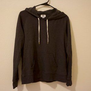 Charcoal black hoodie